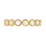 Sethi Couture 18k Yellow Gold and Rose Cut Diamond Grace Band, 1.06ct, Size 6.5