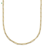 EYG Collection 14k 1.7mm Solid Paperclip Link 14-16 inch Necklace