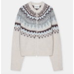 Closed Cropped Zip Cardigan