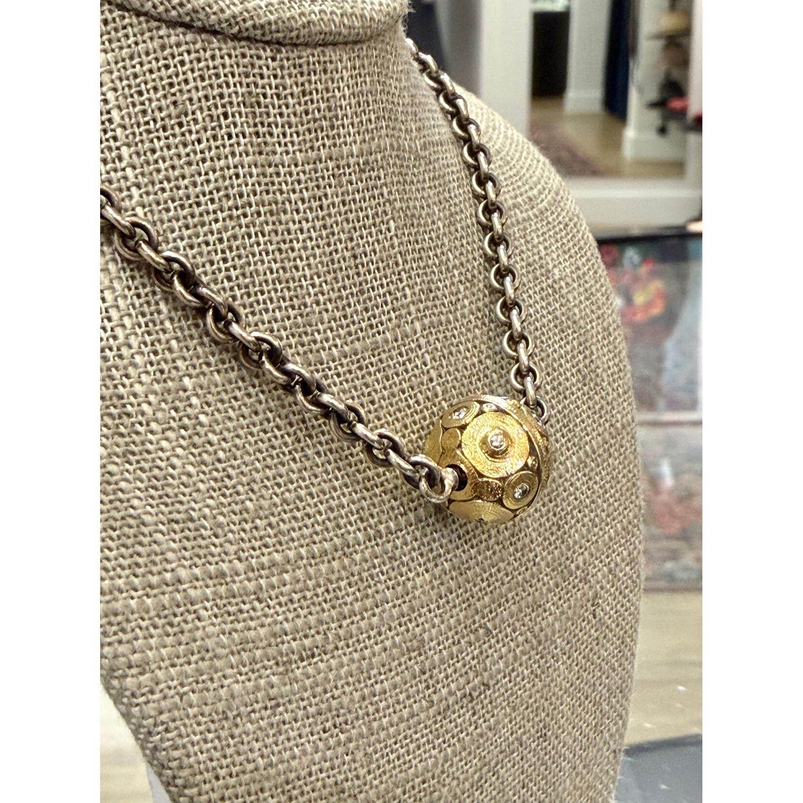 Alex Sepkus 18k and Diamond "Lilies" Vario Clasp