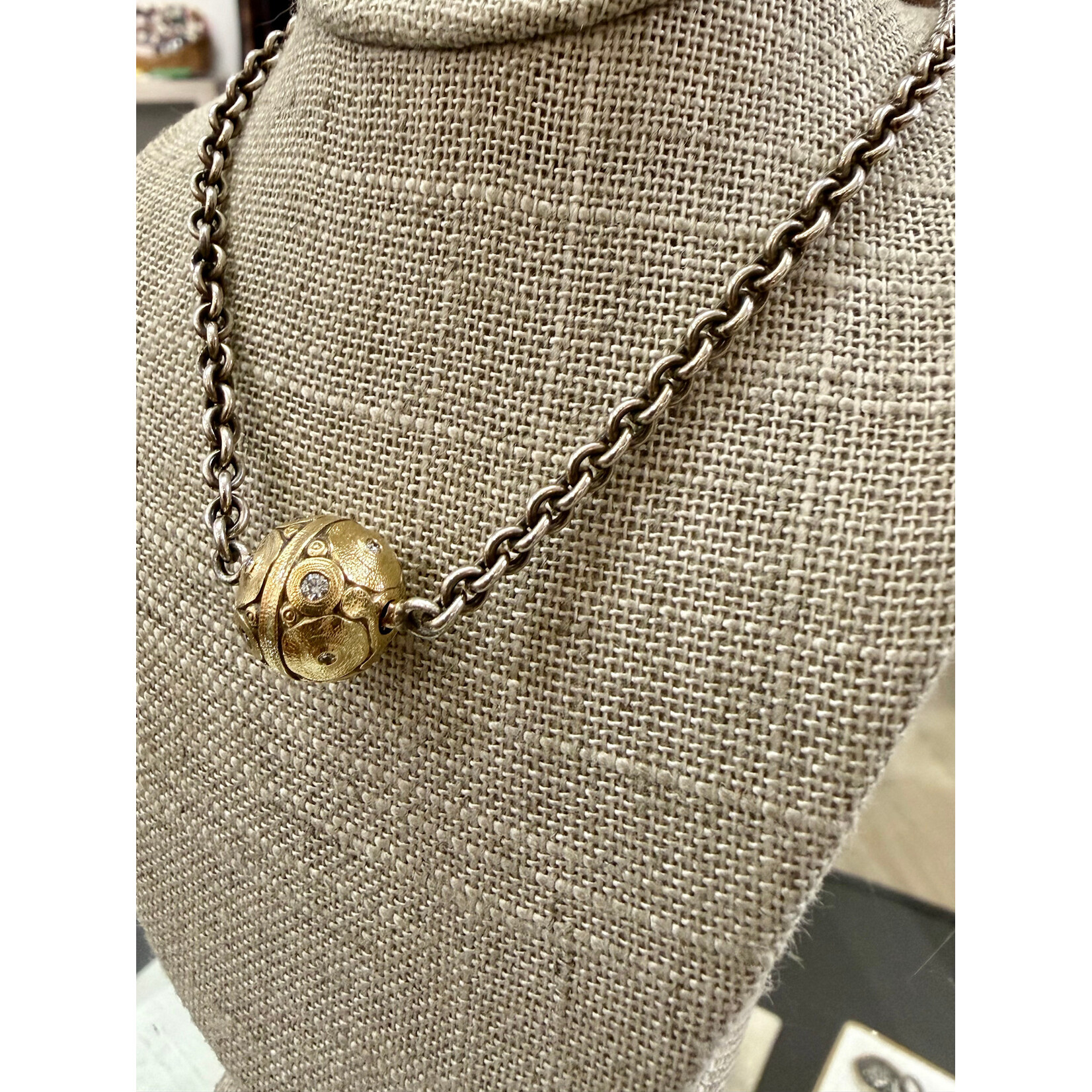 Alex Sepkus 18k and Diamond "Lilies" Vario Clasp