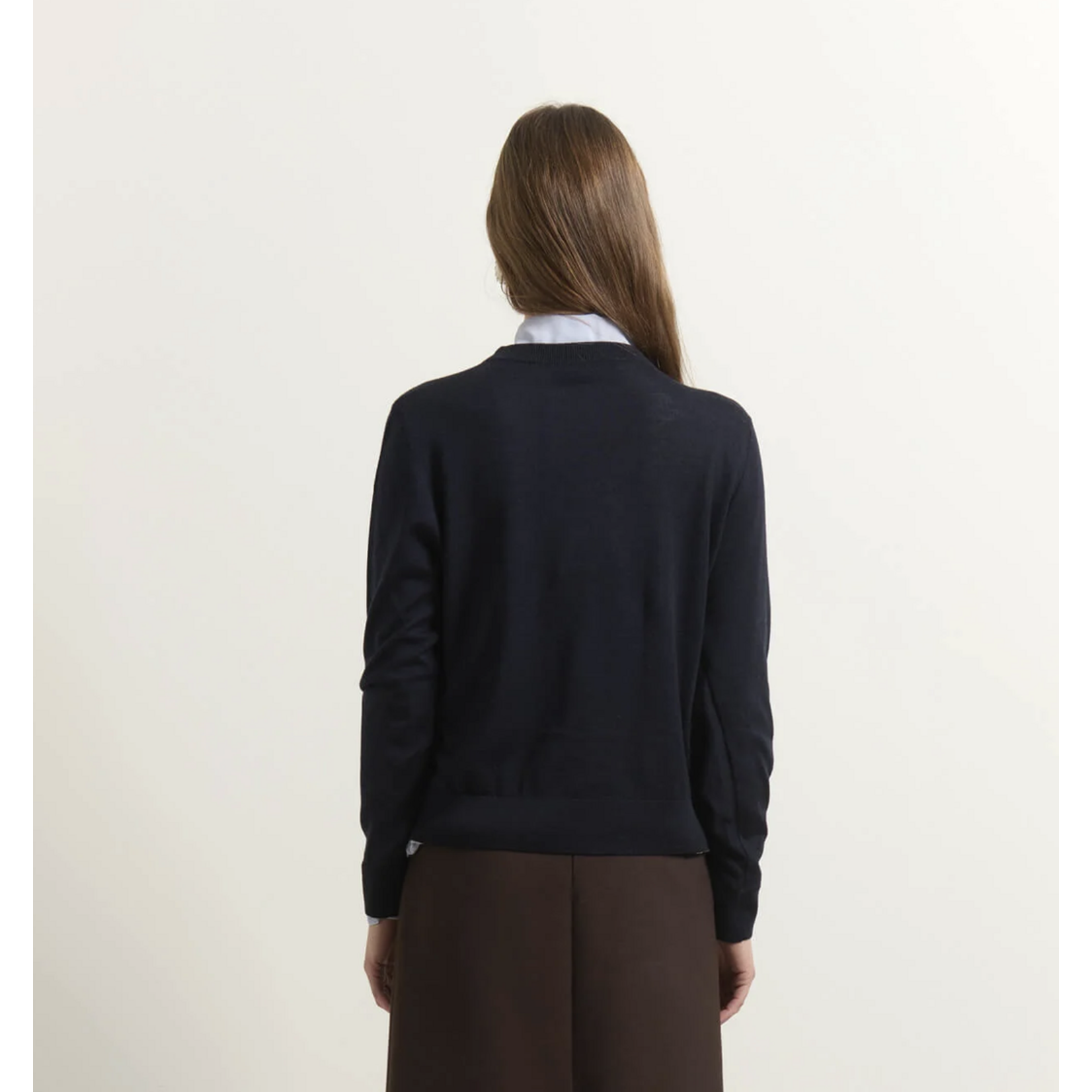 Beatrice Asymmetric Sweater w/Draped Neckline