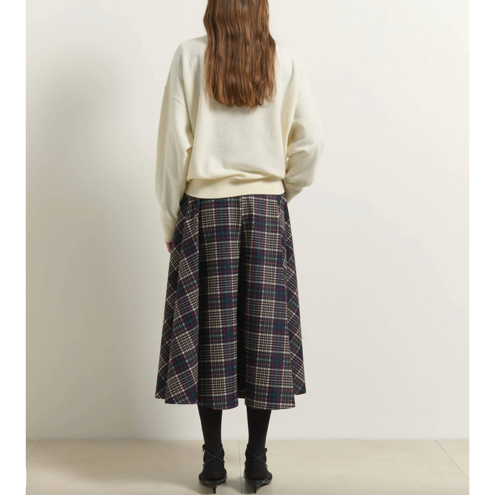Beatrice Tartan Culotte w/Zips