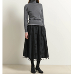 Beatrice Taffeta Skirt with Beads