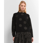 Beatrice Sweater with Flower Appliques