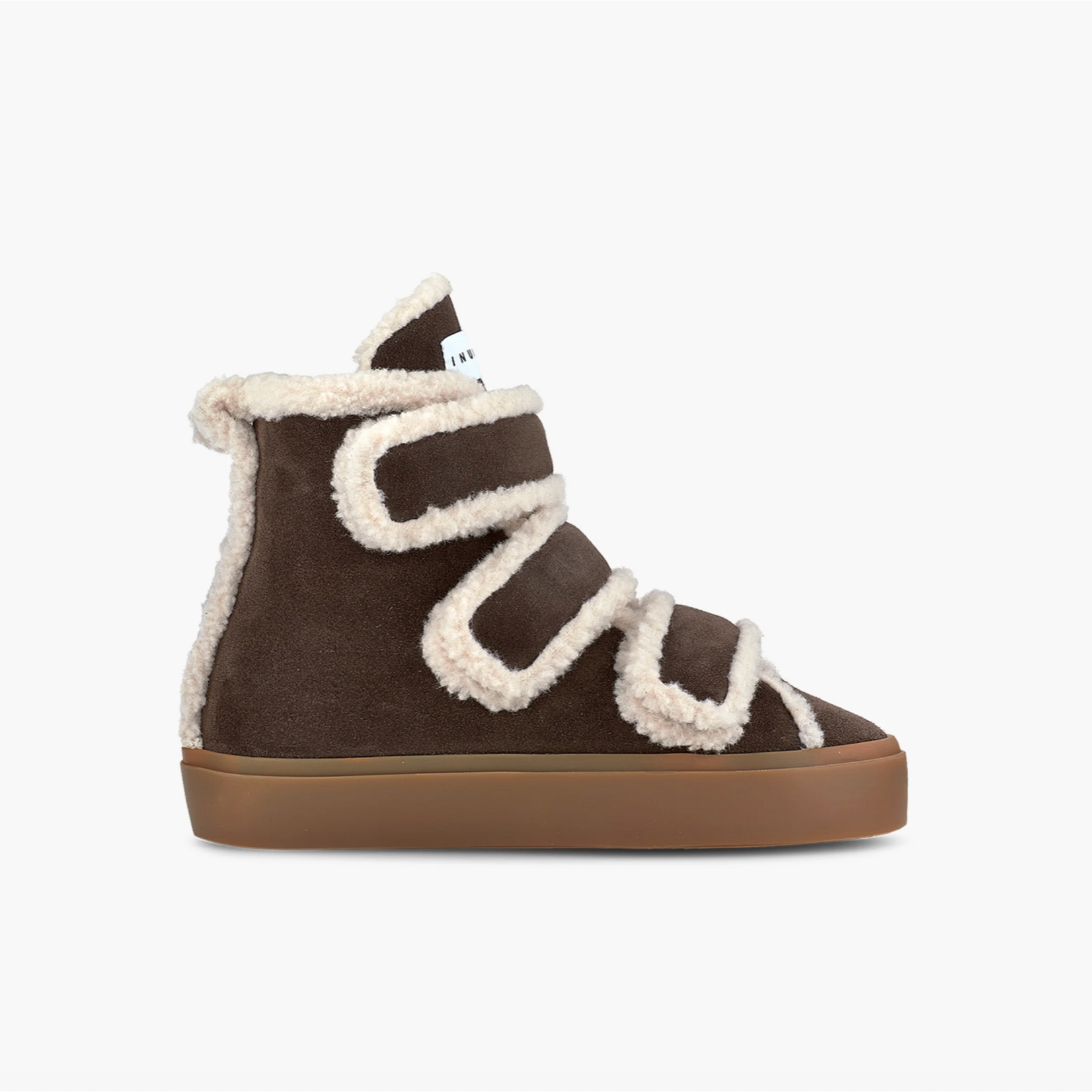 Inuikii Shearling Velcro Wedge
