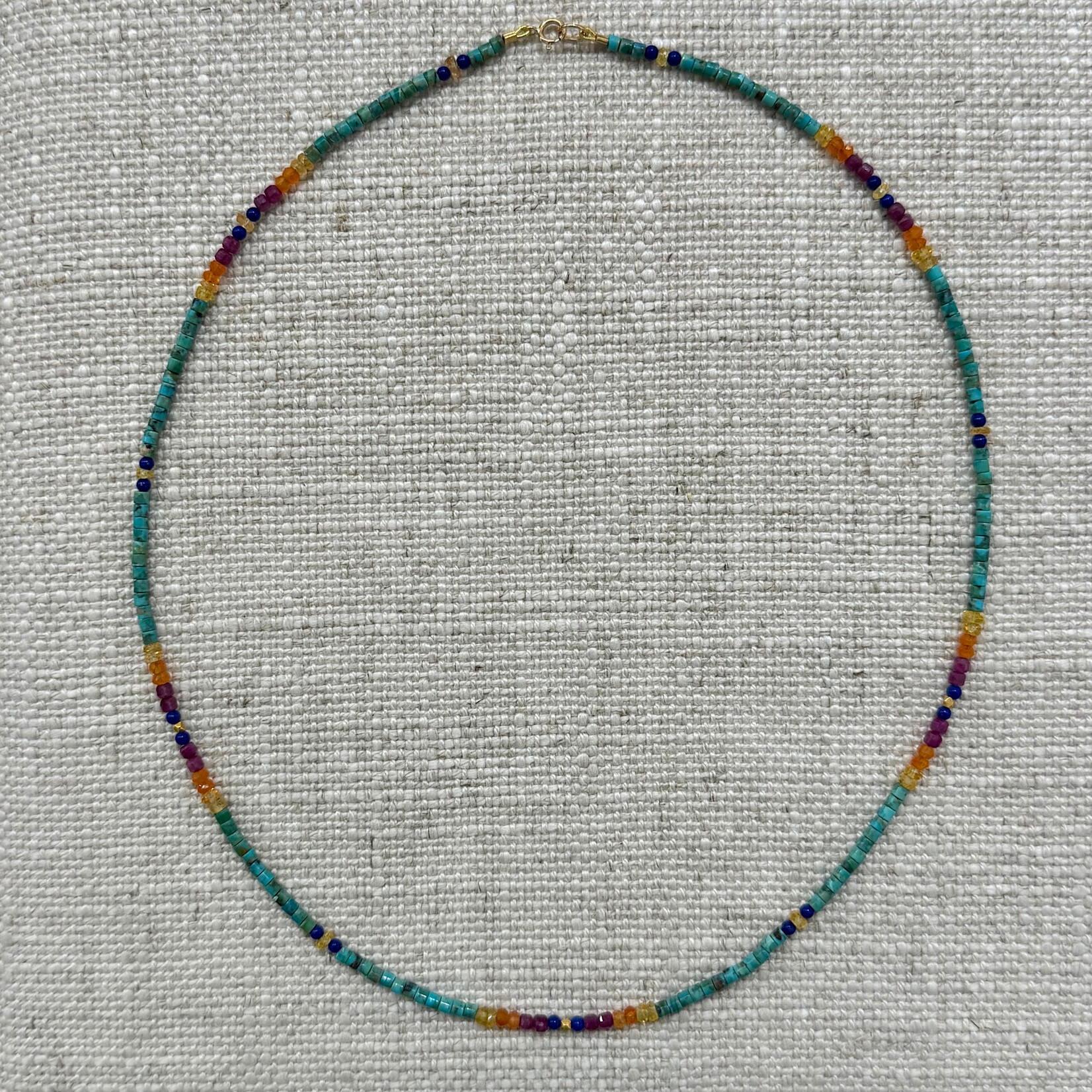 Theodosia Delicate Southwestern Necklace, 17 inches
