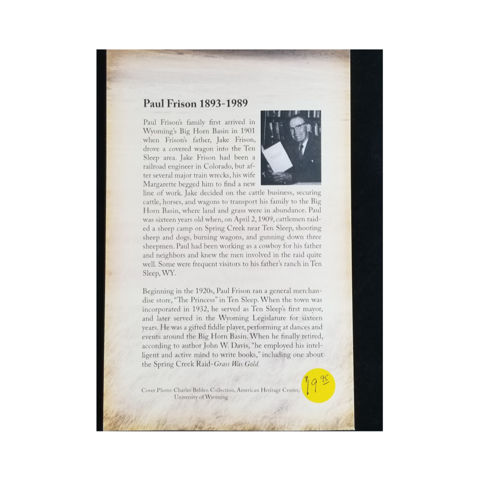 Grass was Gold The story of the Spring Creek Raid
