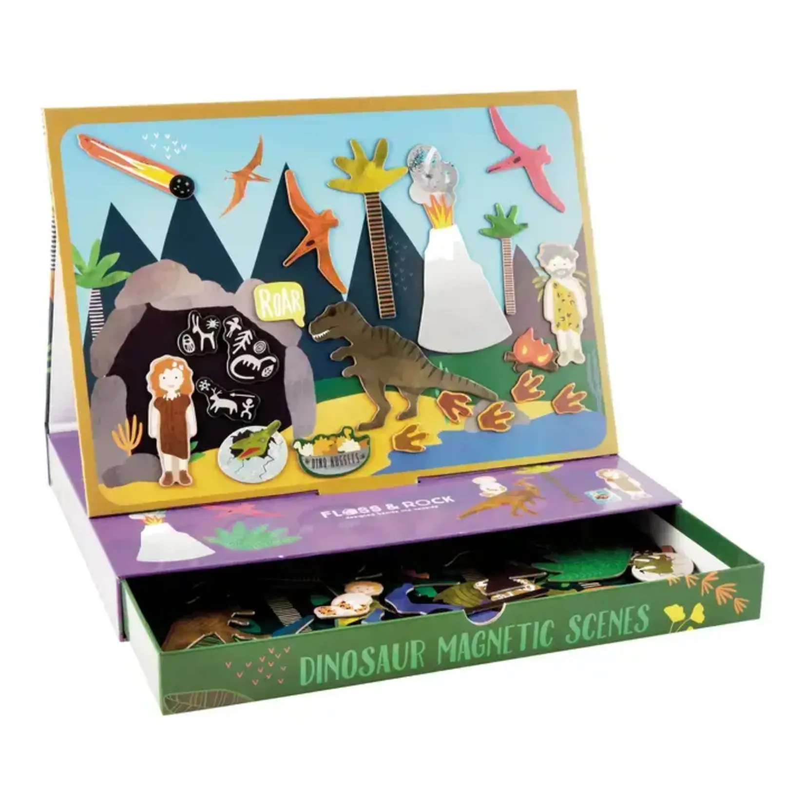 Floss & Rock Dinosaur Magnetic Play Box