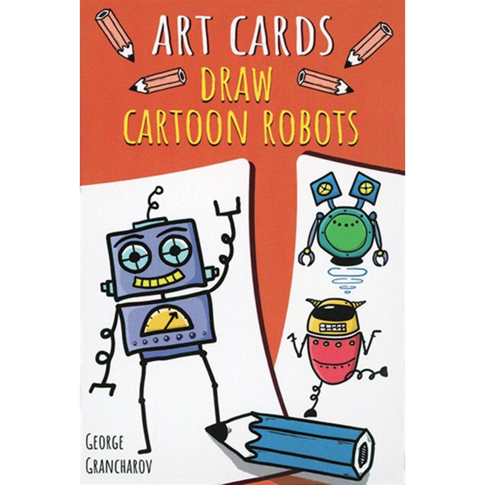 Art Cards Draw Cartoon Robots