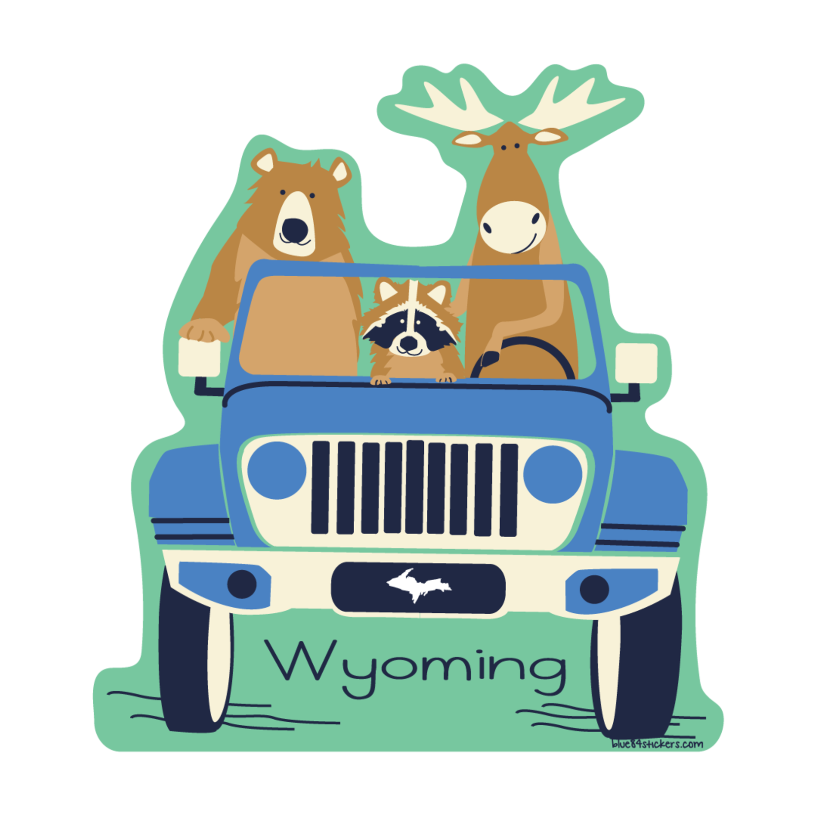 Animals in Bronco Mini sticker