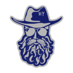 Beardy Cowboy Lrg Sticker