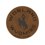 Brown Bronco/Worland Mini Sticker