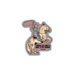 Cowgirl mini sticker