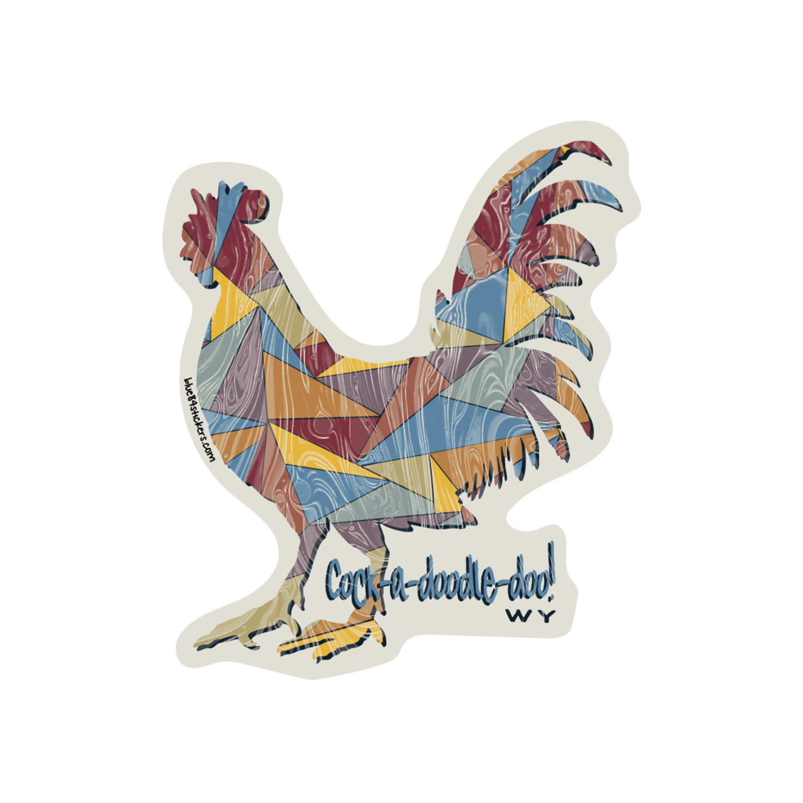 Rooster Mini sticker