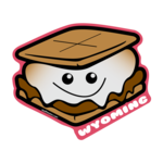 Smore Wyo Sticker Lrg