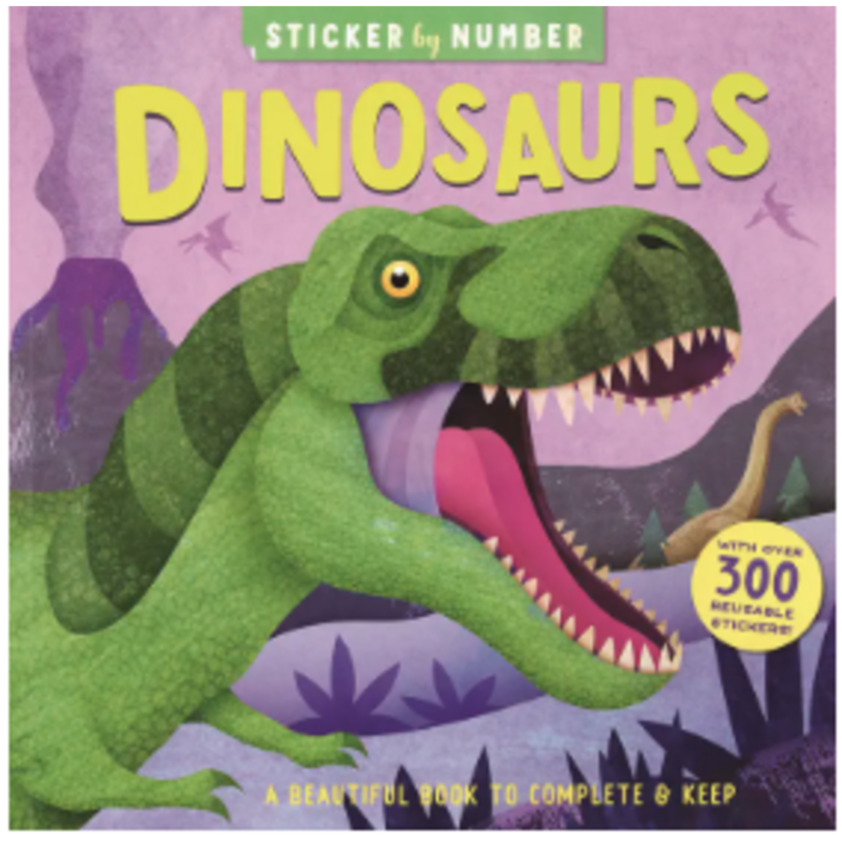 Sticker by Number Dinosaurs