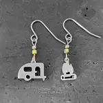 Close 2 UR Heart Camper and Campfire Earrings