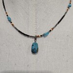 Nevada Turquoise & Seed Beads Necklace