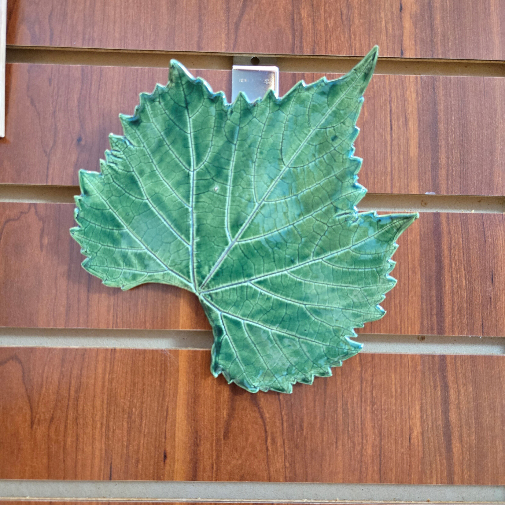 STE Lrg Green Ceramic Leaf