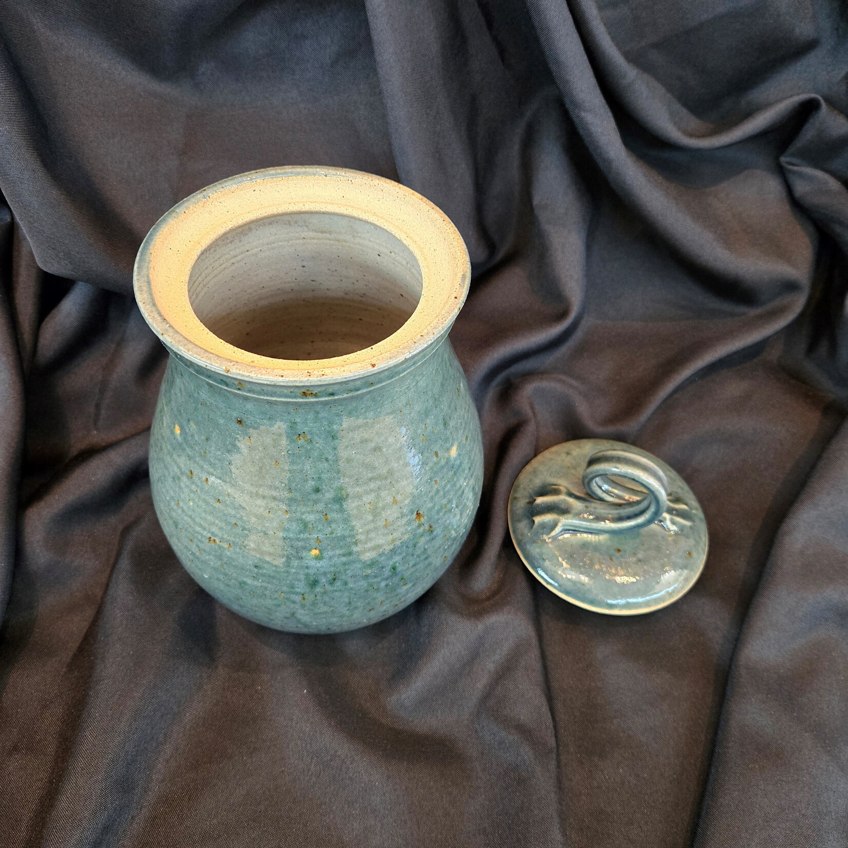 Large Blue Canister STE