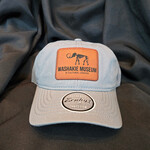 Blue with Leather Patch Logo Hat