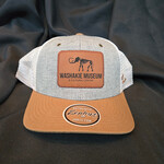 Grey and Brown Trucker Logo Hat