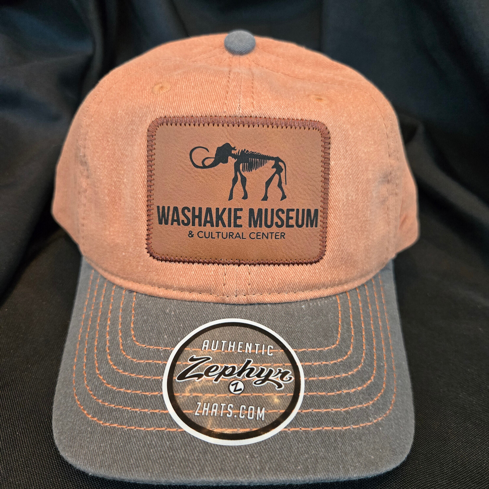 Orange and Grey Logo Hat