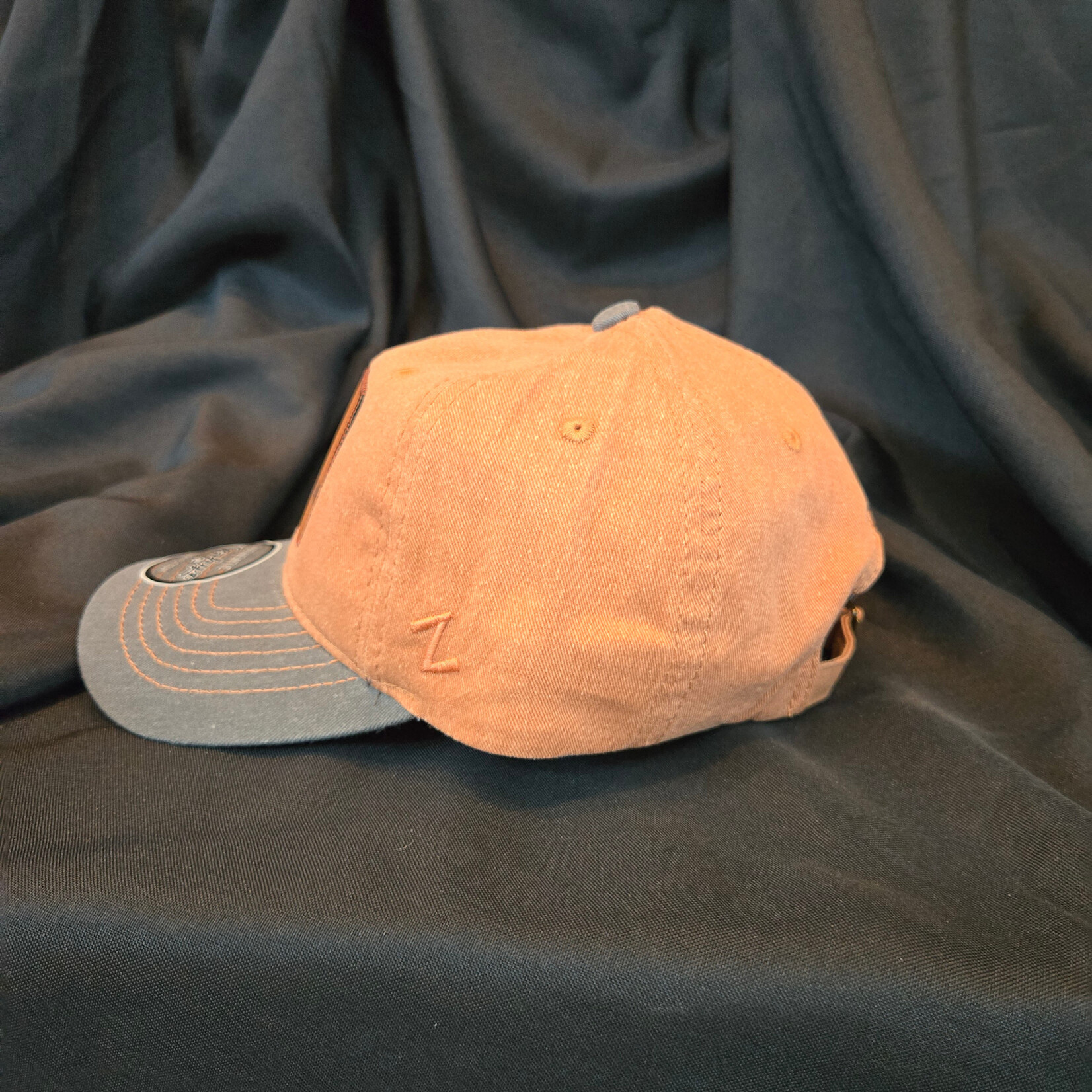 Orange and Grey Logo Hat