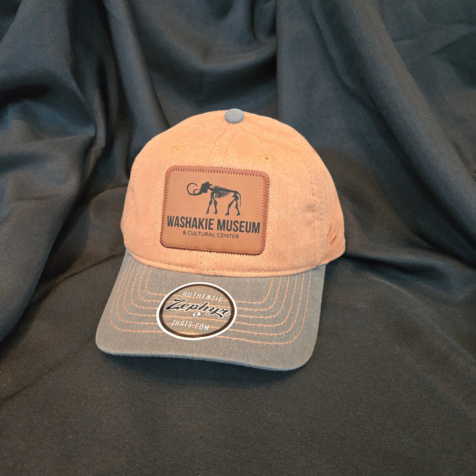 Orange and Grey Logo Hat