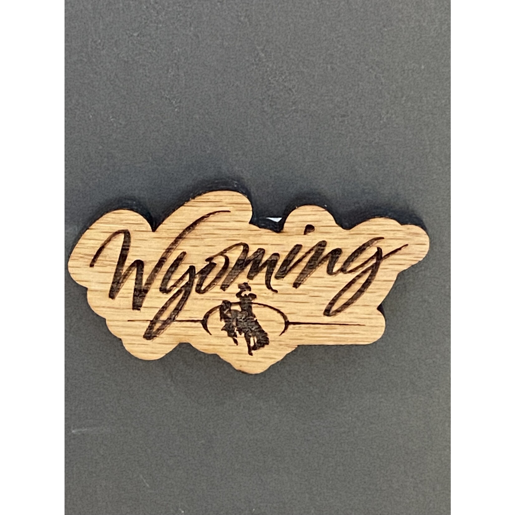 Wyoming Script Magnet