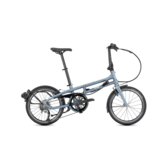 BYB P8 Folding Silver Blue Evolution Bikes