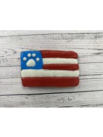 Leaps & Bones Red, White and Paws Flag