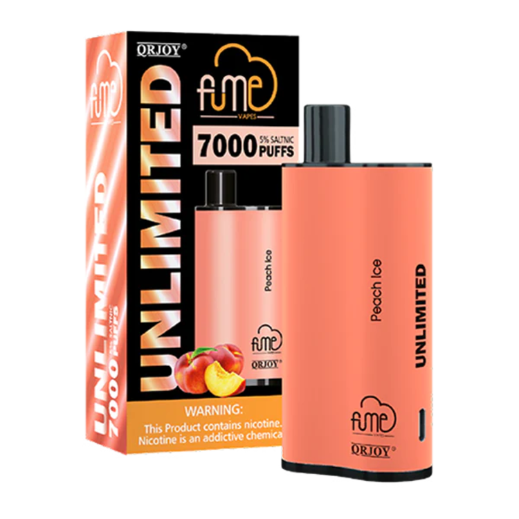 FUME FUME UNLIMITED - PEACH ICE VAPE IN INDIANAPOLIS