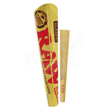 RAW RAW CLASSIC 1 1/4 NATURAL ROLLING PAPER 6 PACK