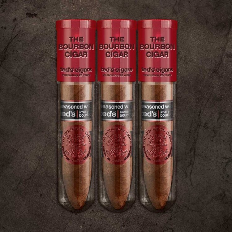 THE BOURBON CIGAR THE BOURBON CIGAR BY TED'S 562 GLASS TUBES