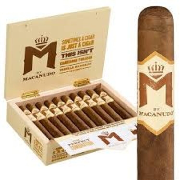M BY MACANUDO VANILLA M BY MACANUDO VANILLA BOURBON ROBUSTO 20 CT