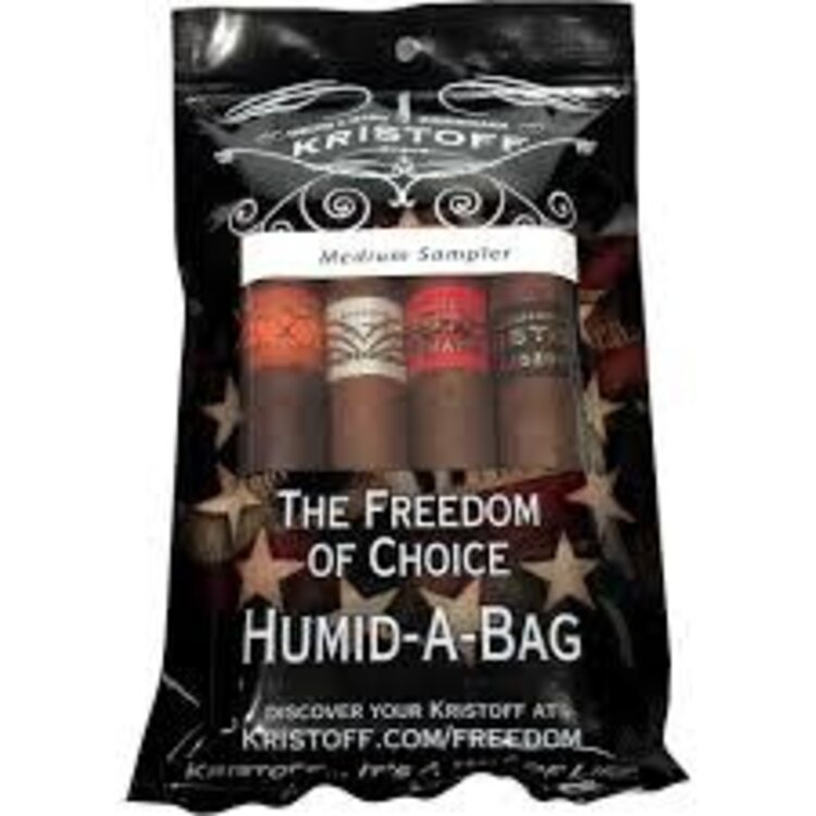 KRISTOFF MADURO SAMPLER KRISTOFF MADURO SAMPLER HUMID-A-BAG 4 CT