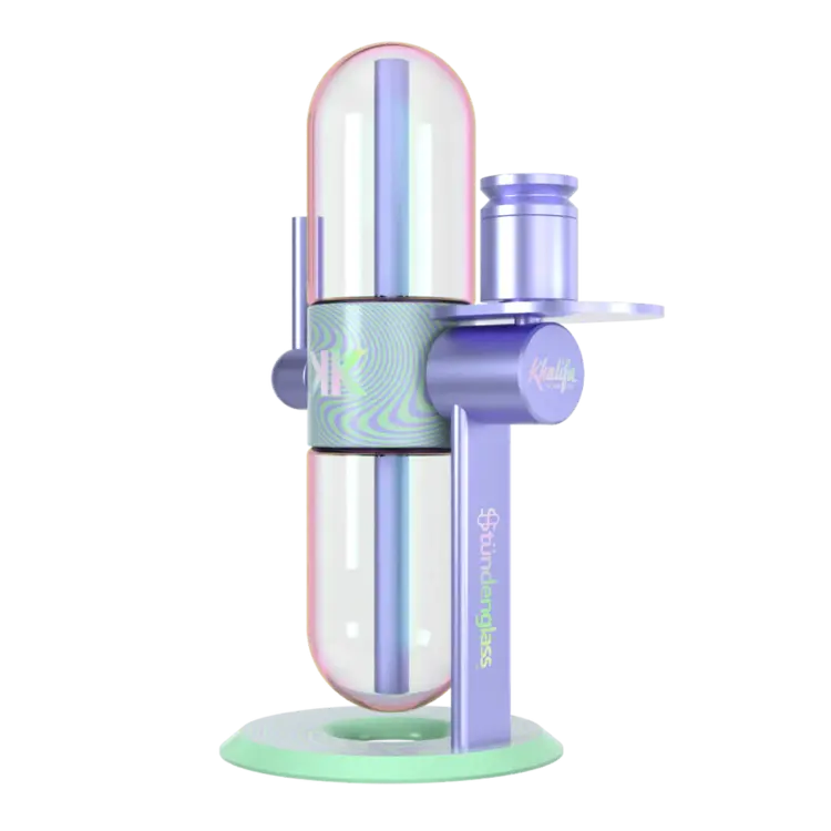STUNDENGLASS STUNDENGLASS GRAVITY INFUSER X KHALIFA  - VIOLET SKY / MINTS