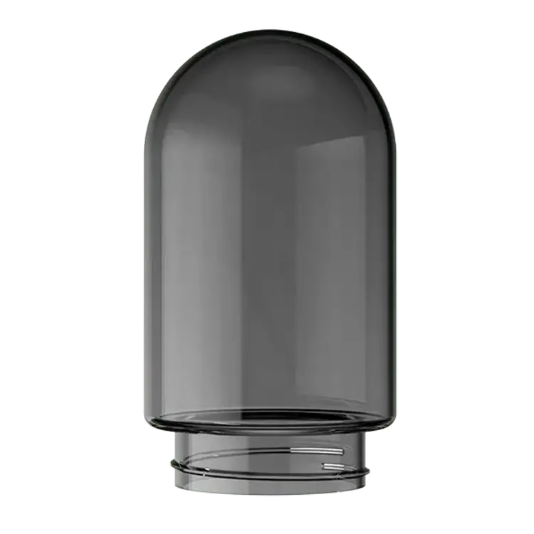 STUNDENGLASS STUNDENGLASS SINGLE GRAY GLASS GLOBE (LARGE)