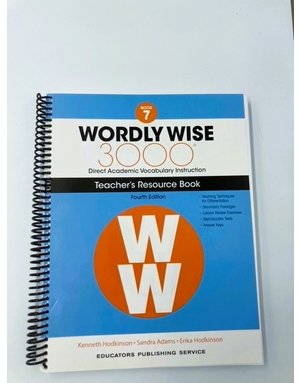 Wordly Wise 3000 Wordly Wise 3000 Book 7 Teacher's Resource Book 4th Edition