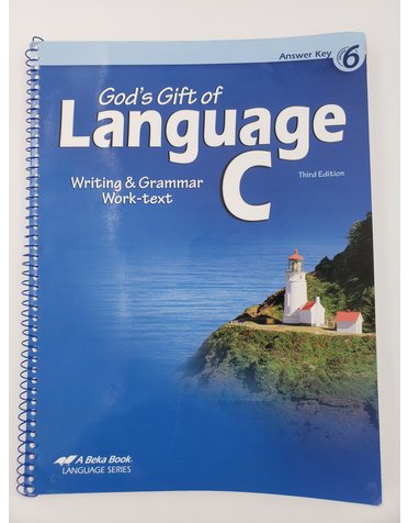 Abeka God's Gift of Language C - Answer Key