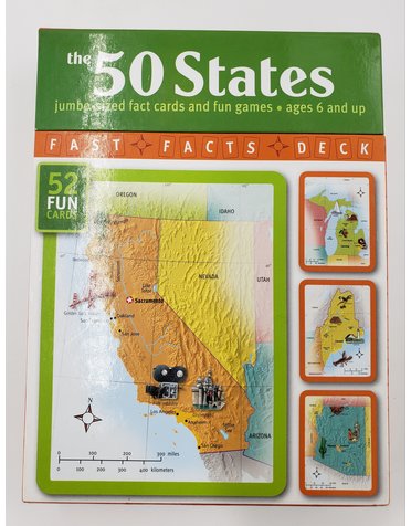Fog City Press The 50 States: Fast Facts Deck
