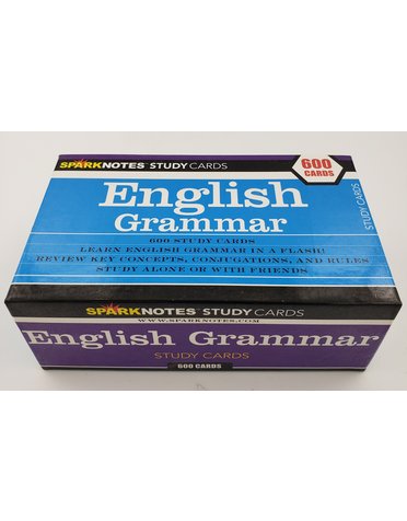 Spark Notes English Grammar Study Cards