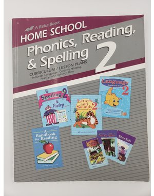 Abeka Home School Phonics, Reading & Spelling 2 (Curriculum/Lesson Plans