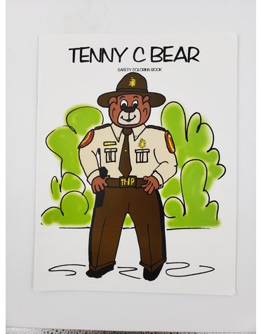 Tenny C Bear Safety Coloring Books