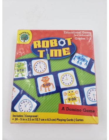 Teaching Tree Robot Time: A domino Game