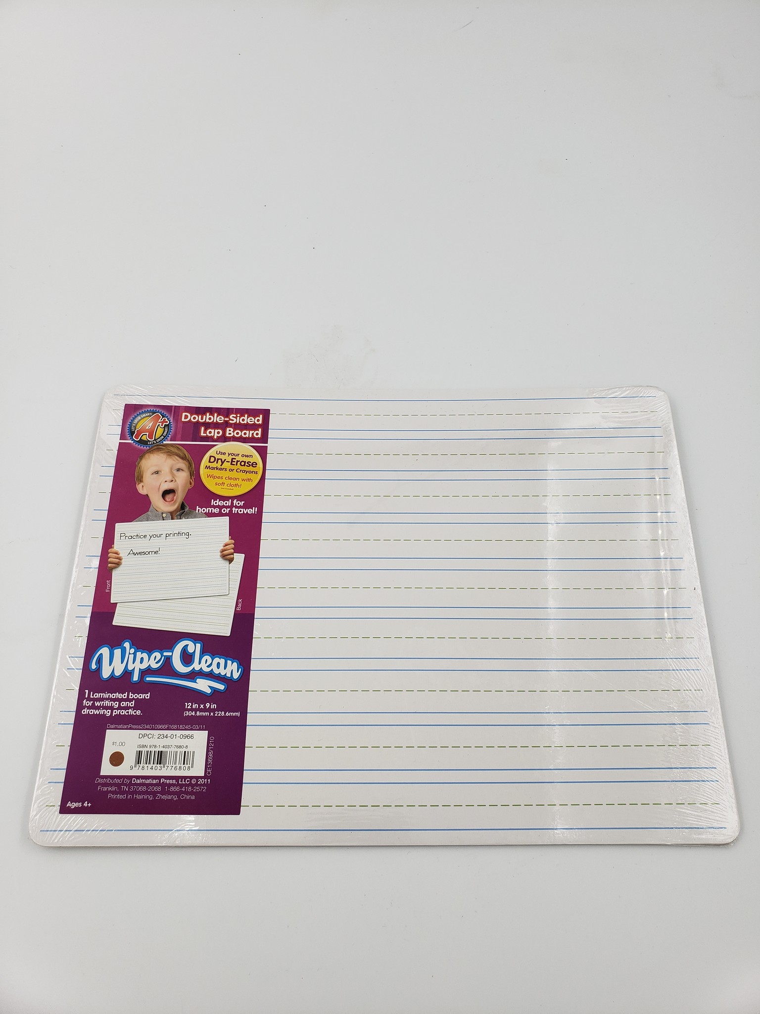 Double-Sided Lap Board (Dry Erase) - Little Bear Homeschool Shoppe