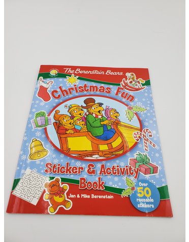 Jan & Mike Berenstain The Berenstain Bears: Christmas Fun Sticker & Activity Book by Jan & Mike Berenstain