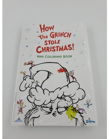 Random House Children's Books How The Grinch Stole Christmas: Mini Coloring Book (Brand New)